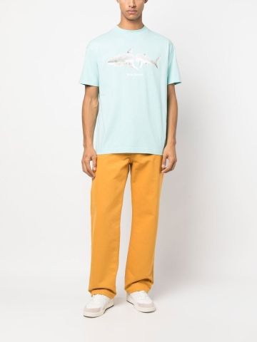 Blue T-shirt with Shark print