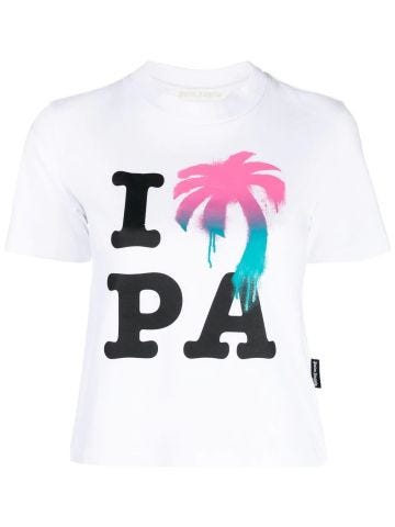 White T-shirt with graphic print