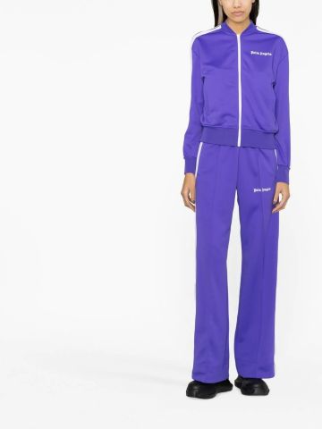 Purple sports jacket with zip