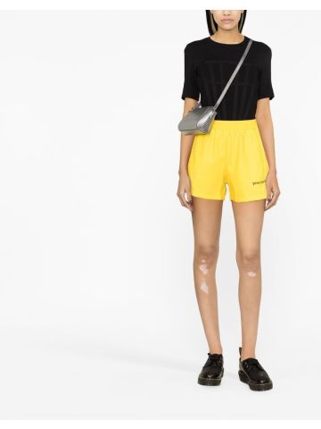Yellow shorts with side band