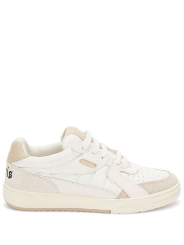 University white leather trainers