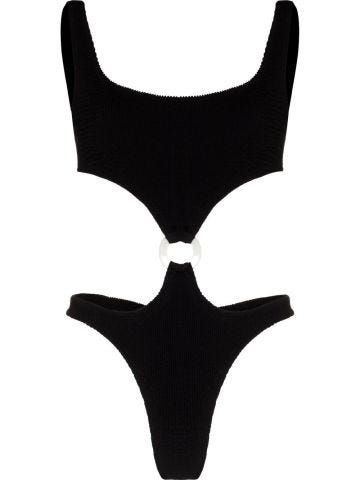 Augusta cut-out ring-hardware swimsuit