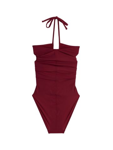 Bordeaux one-piece swimming costume Prong