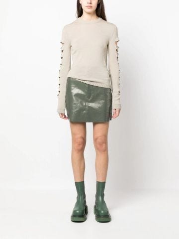 Moss Green Lido Miniskirt
