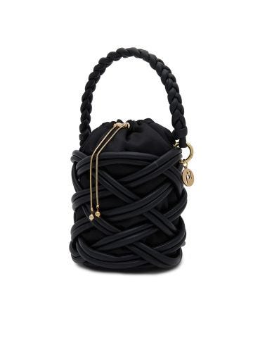Liane black bucket bag