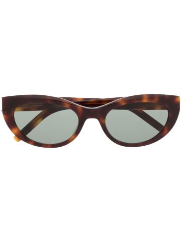 Cat-eye tortoiseshell sunglasses