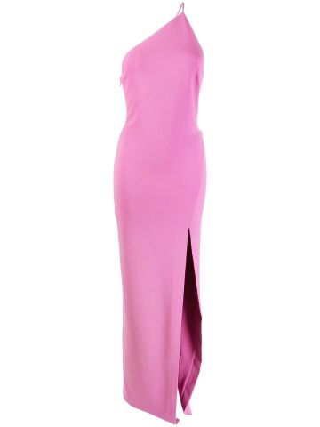 Petch pink one-shoulder long dress