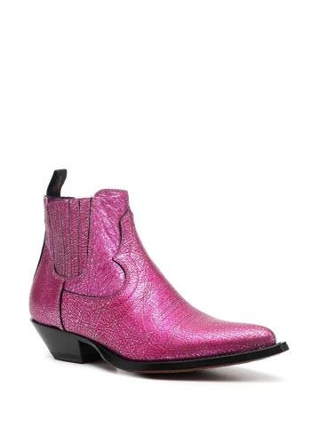 Pink Hidalgo ankle boots