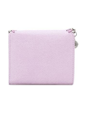 Falabella lilac wallet with flap