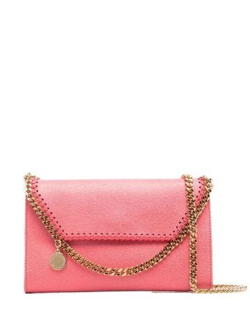 Falabella mini pink shoulder bag with gold chain