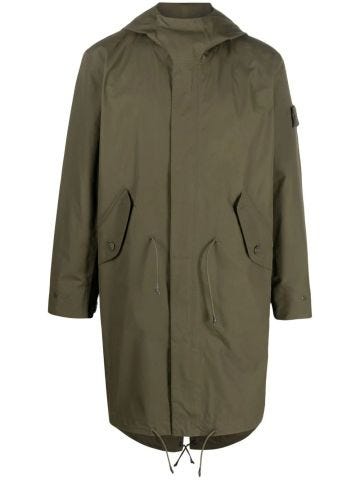 Green parka with Compass application