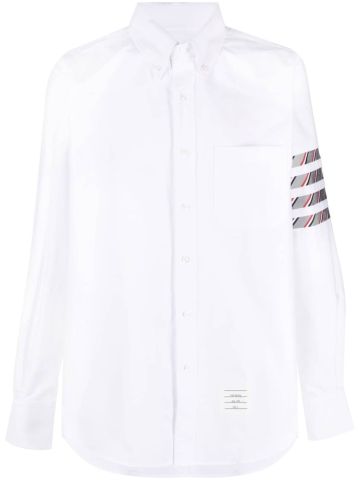 White shirt with silk details