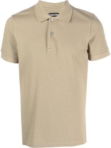Short-sleeved polo shirt