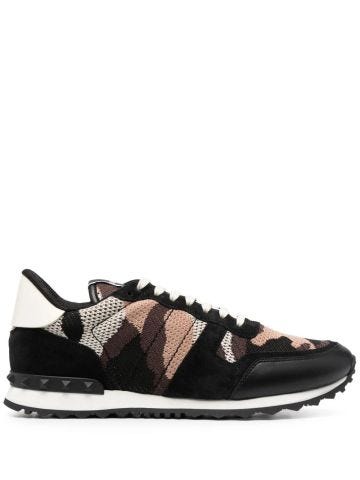 Rockrunner trainers with camouflage inserts
