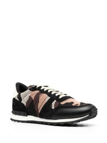Rockrunner trainers with camouflage inserts