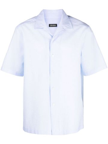 Light blue shirt with short sleeves