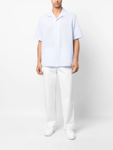 Light blue shirt with short sleeves