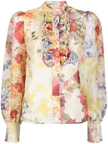 Wonderland floral blouse