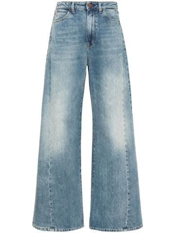 Diana high-rise straight-leg jeans
