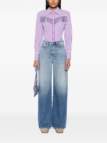 Flip Jean Mid-rise wide-leg jeans