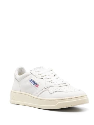 White leather Medalist trainers
