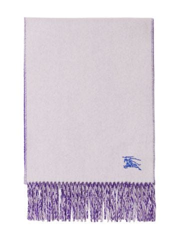 Cashmere scarf with logo