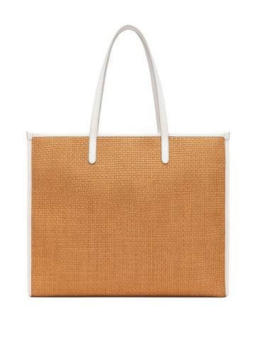 Large Shopping woven tote bag