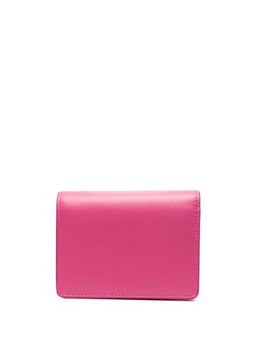Portafoglio rosa con logo DG