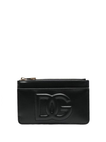 Black DG zippered wallet