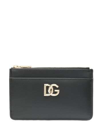 DG-logo leather card holder