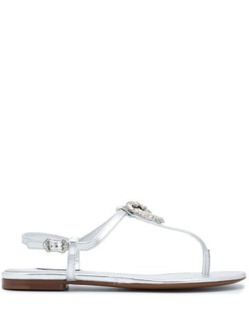 Devotion leather thong sandals
