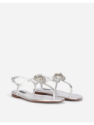 Devotion leather thong sandals