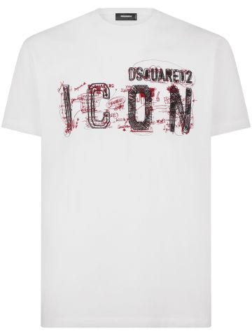 Icon logo-print cotton T-shirt