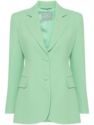Green tailored blazer