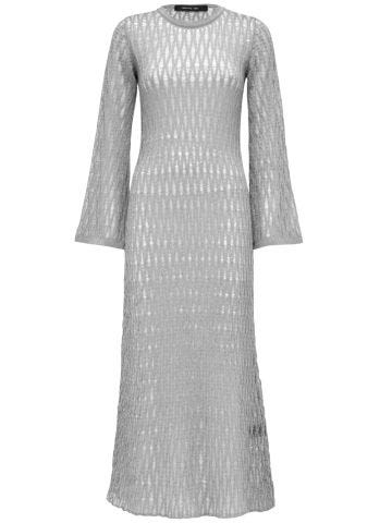 Silver mesh dress