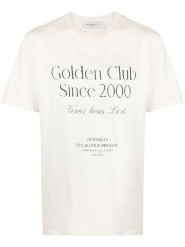 Slogan-print cotton T-shirt