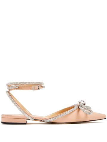 Double Bow flat sandals