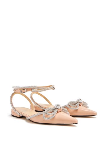 Double Bow flat sandals