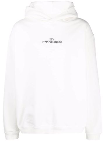 White hooded sweatshirt