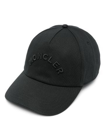 Logo-embroidered cotton hat