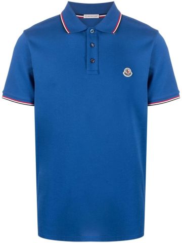 Blue logo Polo Shirt
