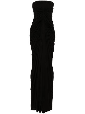 Radiance evening dress with ruffles