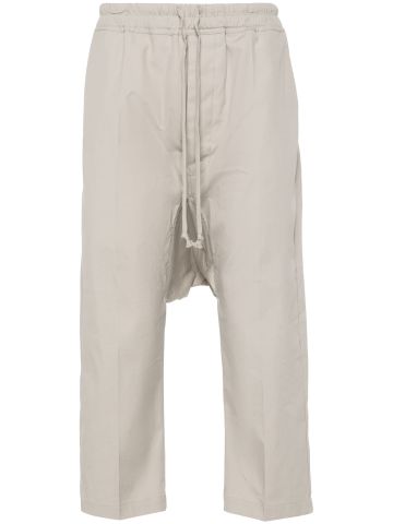 drop-crotch cargo trousers