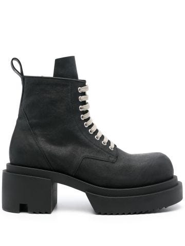 Low Army Bogun 80mm leather boots