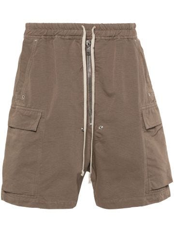 Cargo cotton bermuda shorts