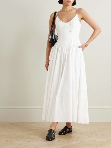 White Dena long dress