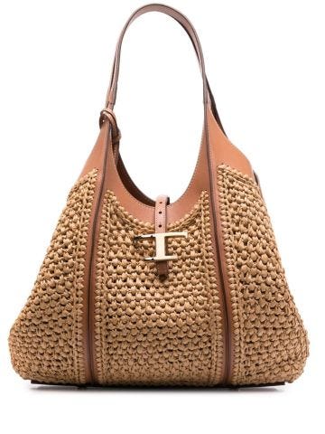 Timeless straw tote bag