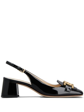 Kate slingback pumps in leather
