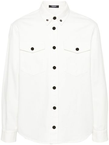 Medusa-buttons cotton shirt