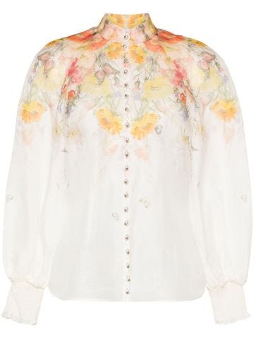 Tranquillity floral-print blouse
